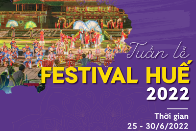 Tuần lễ Festival Huế 2022 diễn ra từ ngày 25 - 30/6/2022