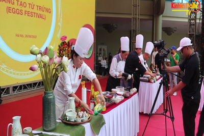 Lễ hội văn hóa ẩm thực Việt Nam và quốc tế-Tôn vinh sáng tạo từ trứng