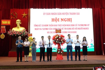 Huyện Thanh Oai: Hàng nghìn hộ thoát nghèo nhờ vốn tín dụng chính sách