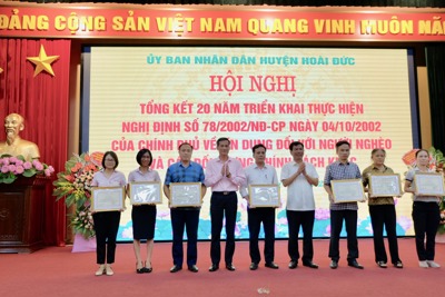 Huyện Hoài Đức: Không để người nghèo, đối tượng yếu thế bị bỏ lại phía sau