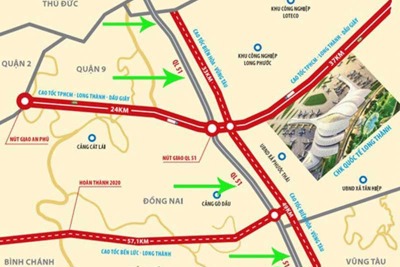 Đầu tư hơn 53 km đường bộ cao tốc Biên Hòa - Vũng Tàu
