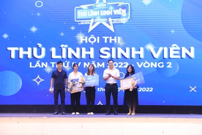 Sôi nổi hội thi Thủ lĩnh sinh viên TP Hà Nội năm 2022