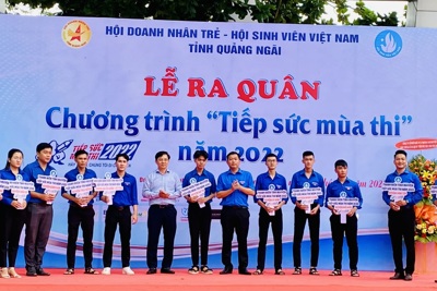 Quảng Ngãi khởi động chương trình “Tiếp sức mùa thi” năm 2022