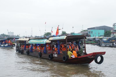 Ngày hội du lịch Chợ nổi Cái Răng trở lại sau 2 năm tạm ngưng