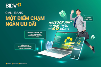 Một điểm chạm – Ngàn ưu đãi với Omni BIDV iBank