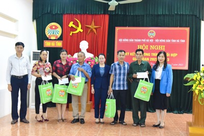 Hội Nông dân Hà Nội và Quảng Bình, Quảng Trị, Hà Tĩnh ký kết hợp tác