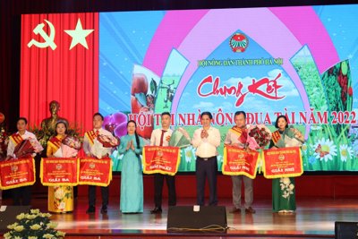 Hội Nông dân thị xã Sơn Tây giành giải Nhất hội thi Nhà nông đua tài