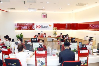 HDBank chuẩn bị chia cổ tức tỷ lệ 25%,ước lợi nhuận 6 tháng vượt kế hoạch