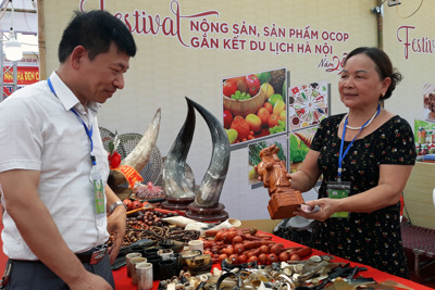 Tuần hàng Quảng bá nông sản, sản phẩm OCOP Hà Nội: Nhiều cơ hội cho DN