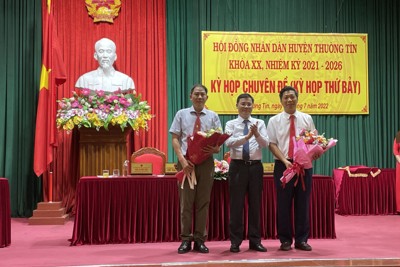 Ông Nguyễn Xuân Minh được bầu làm Chủ tịch UBND huyện Thường Tín