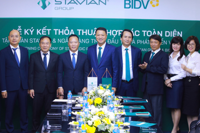 BIDV và Tập đoàn Stavian ký kết thỏa thuận hợp tác toàn diện 