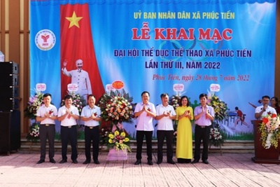 Huyện Phú Xuyên hoàn thành Đại hội Thể dục thể thao cấp cơ sở năm 2022