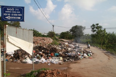Ô nhiễm môi trường tại An Khánh, huyện Hoài Đức: Bao giờ mới được xử lý?