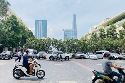 TP Hồ Chí Minh: Các loại xe không được vào đường Nguyễn Huệ từ sáng ngày 6/8