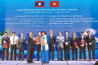 Hà Nội - Viêng Chăn hợp tác cùng phát triển kinh tế