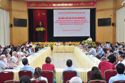 Quận Hoàn Kiếm: Lắng nghe cử tri, tìm giải pháp nâng cao hiệu quả PCCC