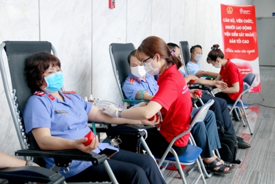 Viện Kiểm sát Nhân dân tối cao hưởng ứng lời kêu gọi hiến máu tình nguyện