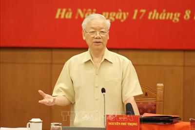 Tổng Bí thư Nguyễn Phú Trọng: Kiên quyết khắc phục tình trạng "trên nóng, dưới lạnh"