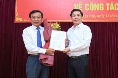 Ông Nguyễn Danh Huy làm Thứ trưởng Bộ Giao thông Vận tải