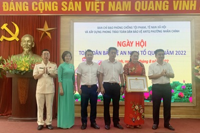 Sôi nổi Ngày hội toàn dân bảo vệ an ninh Tổ quốc tại quận Thanh Xuân