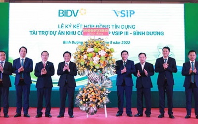 BIDV và VSIP ký Hợp đồng tín dụng tài trợ xây dựng VSIP III–Bình Dương