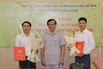 Nhà báo Nguyễn Thành Đoàn được bổ nhiệm Phó Tổng Biên tập Tạp chí Hòa Nhập