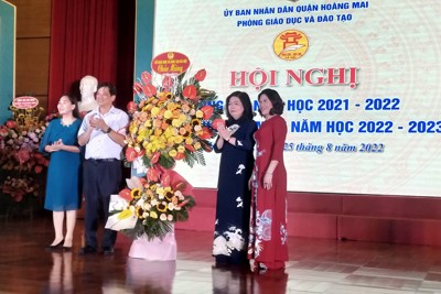 7 giải pháp của ngành giáo dục quận Hoàng Mai cho năm học mới