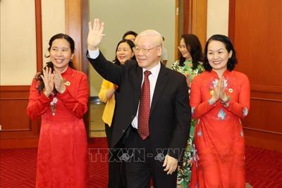 Tổng Bí thư gặp mặt đại biểu dự Đại hội Hội Chữ thập đỏ Việt Nam