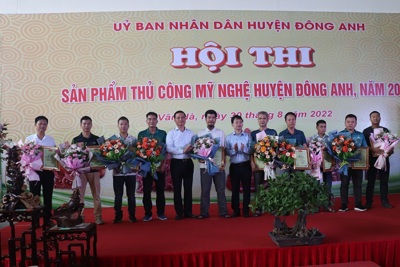 Hội thi Sản phẩm thủ công mỹ nghệ huyện Đông Anh năm 2022