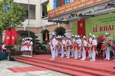 57.924 học sinh huyện Thường Tín phấn khởi bước vào năm học mới