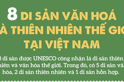 Việt Nam có 8 di sản văn hóa và thiên nhiên thế giới 