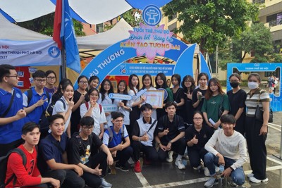 Hà Nội: Sôi nổi Ngày hội Sinh viên 5 tốt cấp thành phố