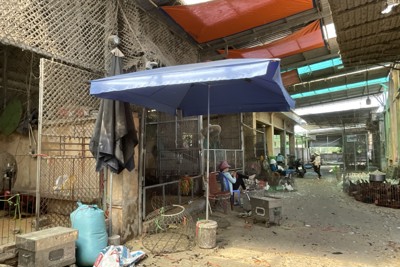 Xã Lê Lợi hoàn tất hồ sơ cưỡng chế 13 ki ốt trong chợ Hà Vỹ