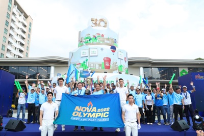 NovaGroup nhận chứng nhận kỷ lục “Biểu tượng hội thao gắn BIB lớn nhất Việt Nam"