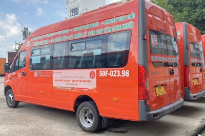 Thêm tuyến xe buýt tư nhân vận hành đến sân bay Tân Sơn Nhất