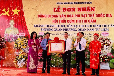 “Hội thổi cơm thi Thị Cấm” đón Bằng Di sản văn hóa Quốc gia