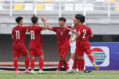 U20 Việt Nam thắng dễ U20 Hong Kong (Trung Quốc)