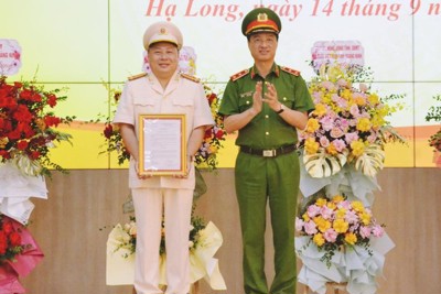 Thượng tá Vũ Trung Hiếu làm Phó Giám đốc Công an tỉnh Quảng Ninh