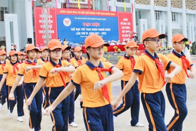 [Ảnh] Ấn tượng Lễ khai mạc Đại hội Thể dục thể thao quận Thanh Xuân 