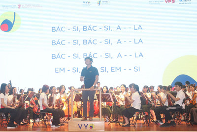 400 học sinh Bắc Từ Liêm thích thú trải nghiệm âm nhạc cổ điển miễn phí