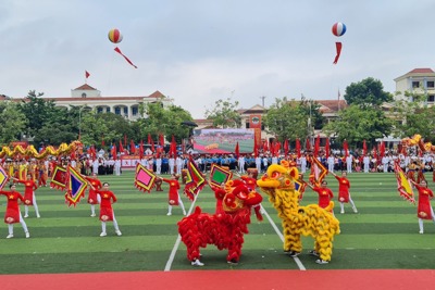 Ấn tượng lễ khai mạc Đại hội Thể dục Thể thao huyện Quốc Oai 