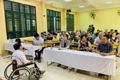 Quận Hoàng Mai: Phổ biến pháp luật, trợ giúp pháp lý cho người khuyết tật
