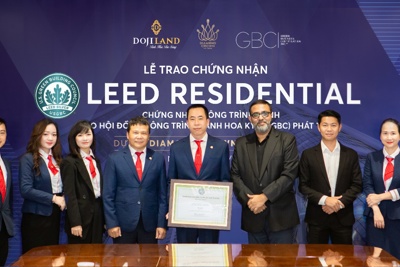 Dự án đầu tiên của Việt Nam được chứng nhận công trình xanh LEED Residential 