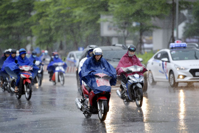 Dự báo thời tiết ngày 9/10: Hà Nội mưa vừa và dông, cục bộ mưa to