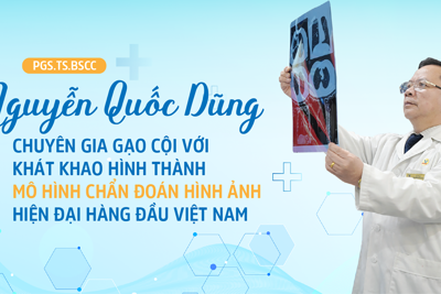 Chuyên gia gạo cội với khát khao hình thành mô hình chẩn đoán hình ảnh hiện đại hàng đầu Việt Nam
