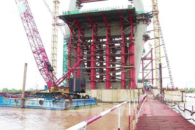 Chấn chỉnh các nhà thầu thi công tại dự án cầu Mỹ Thuận 2
