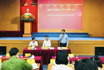 Quận Thanh Xuân: Thu ngân sách đạt gần 87% kế hoạch