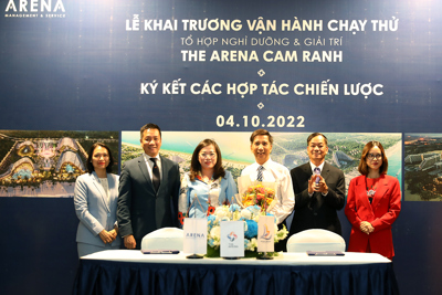 Khánh Hòa: Sở Du lịch ký kết hợp tác với Arena Management & Services - AMS