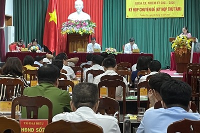 HĐND huyện Thường Tín họp kỳ chuyên đề thông qua nhiều nghị quyết quan trọng