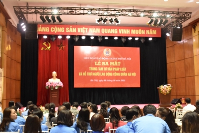 Hà Nội: Ra mắt Trung tâm Tư vấn pháp luật và hỗ trợ người lao động